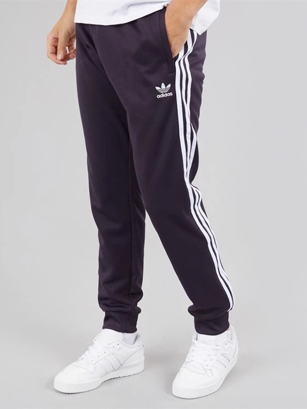 Adidas Originals Mens Adicolour Classics Superstar Track Pants Aurora Black